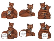 BRAND NEW RESIN FOX ORNAMENTS