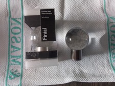 Pair John Lewis crystal  spere