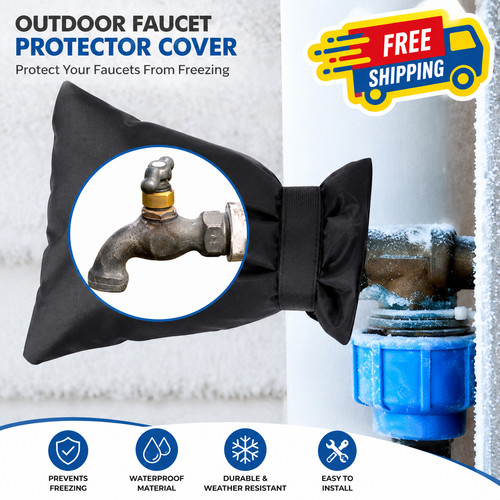 Outside tap cover - cover, winter