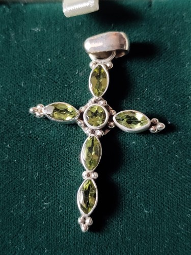 925 sterling peridot indian - sterling,