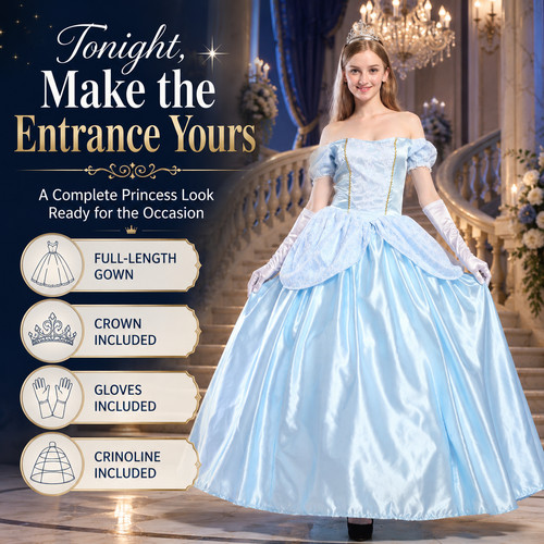 Cinderella princess costume - princess,