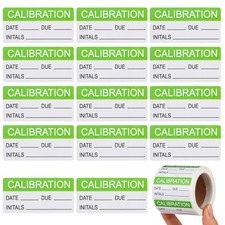 10 Count Calibration Labels