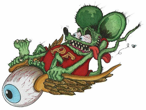 Flying eyeball rat - eyeball,
