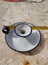 Vintage Enamel Candle Holder