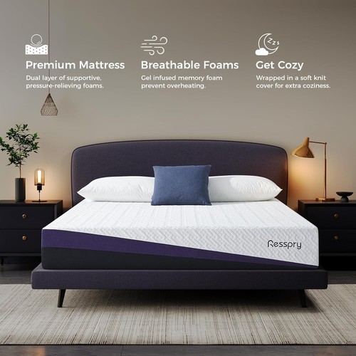 4ft6 double mattress 22cm - double,