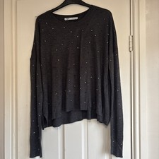 ZARA  Jumper grey Crystals