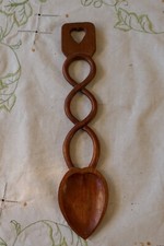 Hand Made Wooden Love Spoon -