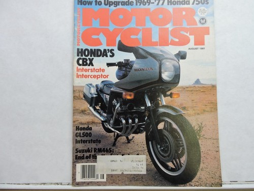 Motor cyclist august - cyclist, 1981