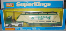 MATCHBOX SUPERKINGS K-3 GRAIN TRANSPORTER 'HEIDELBERGER ZEMENT' MINT/PERFECT MIB