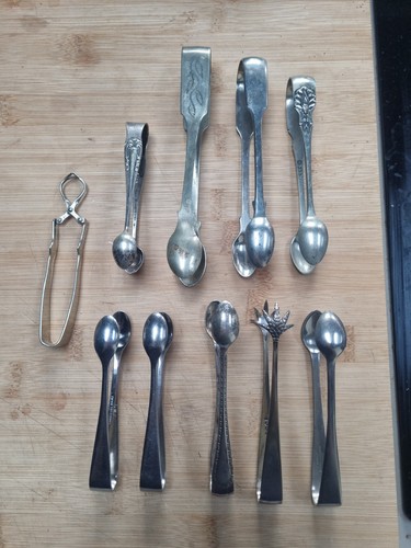 Vintage sugar ice tongs claw - ice,