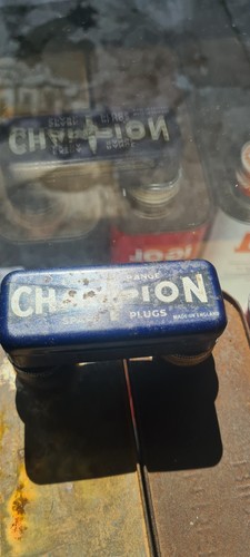 Vintage champion spark plug - vintage,