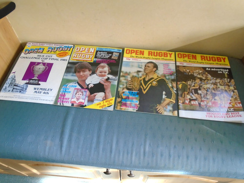 1980s job lot open rugby - lot,