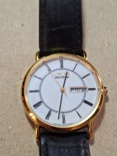 Citizen Mens  Eco Drive Day& Date  100 MT WR Leather Strap  Watch, with warranty