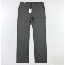 Prana Brion Pant II Size 34x34 Mens Standard Fit Straight Leg Dark Gray NWT