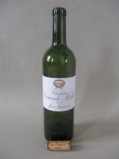 A Used Empty Red Wine Bottle