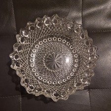 15cm Vintage Crystal Cut Glass