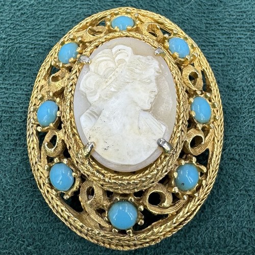 Vintage shell cameo - vintage,