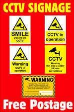 CCTV Signs,- CCTV Warning