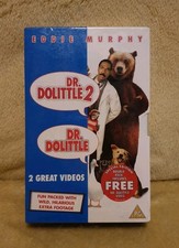 Dr Dolittle 1 and 2 VHS Tape