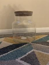 Large Glass Terrarium Landscape Container  with Cork Lid