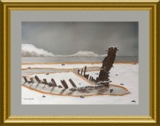 Original watercolour of Worms