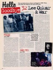 Hello, Goodbye Lee Oskar & War Mag Cutting