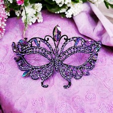 Purple Masquerade Ball Mask