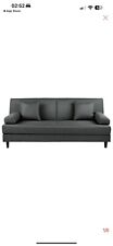 Habitat Chase Fabric 3 Seater Clic Clac Sofa Bed - Charcoal
