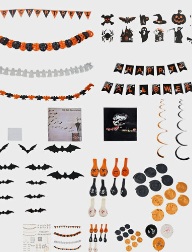 Halloween decoration set 10m - decoration,