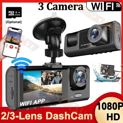 3camera wifi dash - cam, cabin