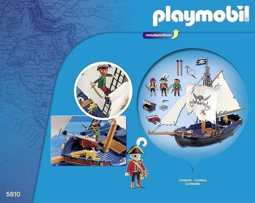 Playmobil 5810 pirate - pirate, ship