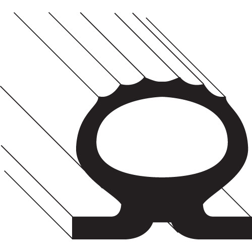 Door gasket per meter - gasket, for