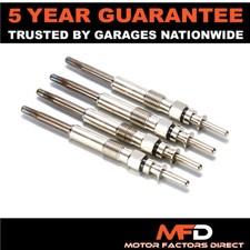 4X FOR BMW 1 SERIES 118 D E87 2.0 (2004-) DIESEL HEATER GLOW PLUGS FULL SET