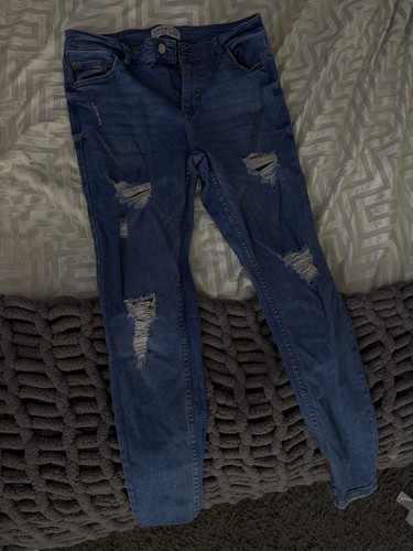 Women ripped blue - blue, primark