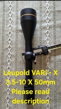 Leupold VARI -X 2.5-10 Rifle Scope Matte Black. Duplex Reticle.