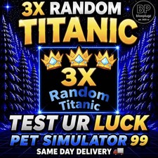 🔥💎3X RANDOM TITANIC
