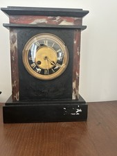 Marble Clock Art Deco Style