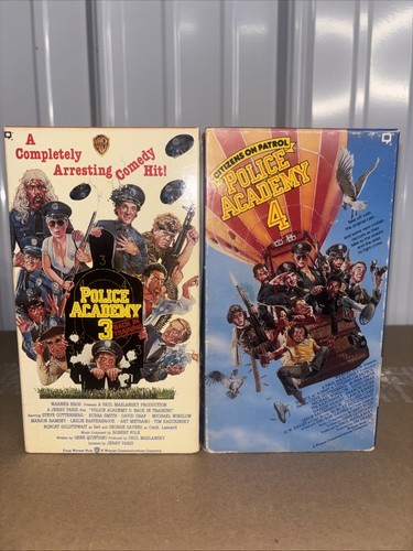 Police academy and - and, vhs