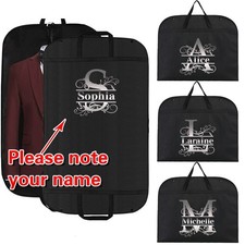 Personalised Custom name Clothes Covers Breathable Travel Suit Garment Dress Bag