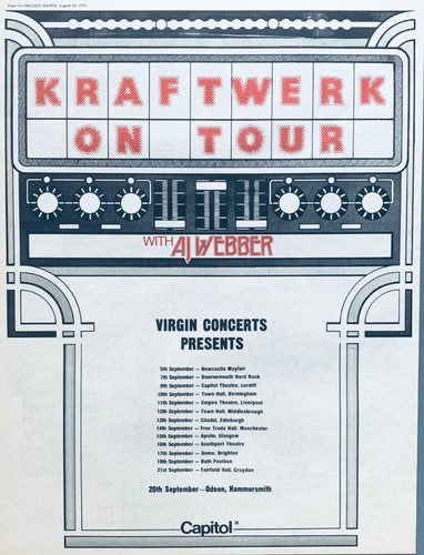 Kraftwerk 1975 original - kraftwerk,