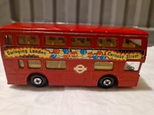 Vintage Matchbox Lesney Super Kings K-15 'The Londoner' Bus 1972 Carnaby Street