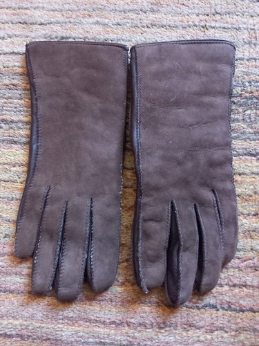 Ladies brown suede - m&s, gloves