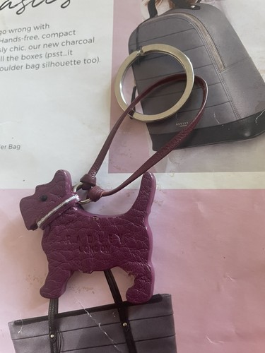 Radley dark red leather dog - leather,