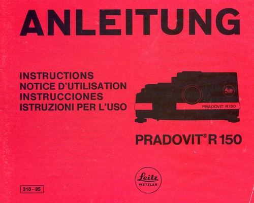 Leica pradovit r150 - leica,