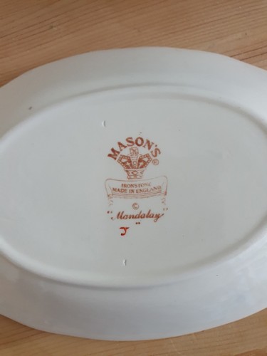 Mason ironstone mandalay - ironstone,