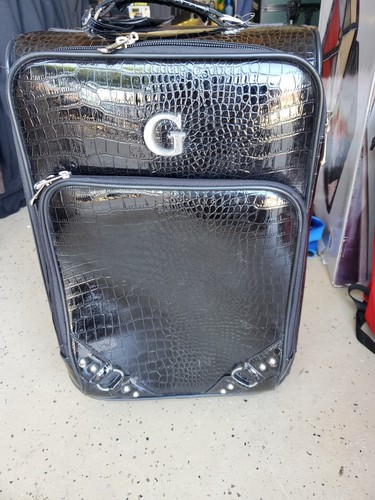 Guess croco black pvc - croco,