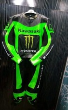 Kawasaki Black Motorbike Suit