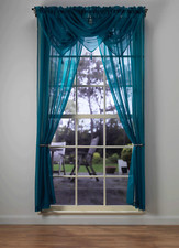 Plain Voile Curtain Panel and