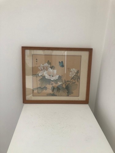 Framed vintage chinese artwork - framed,