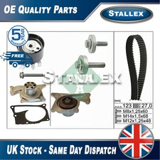 Fits Nissan Renault 1.5 D dCi Timing Belt & Water Pump Kit Stallex